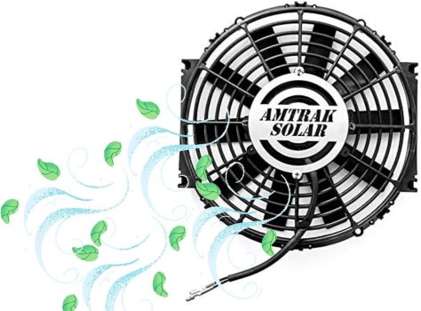 Amtrak Solar Powerful Attic Exhaust Fan