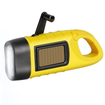 Simpeak Hand Crank Solar Flashlight