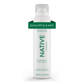 Native Deodorant Spray for Men, Eucalyptus & Mint