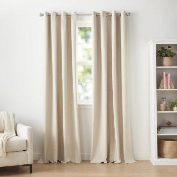 Amazon Basics Room Darkening Blackout Curtain Set