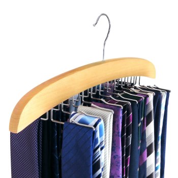Hangerworld Wooden Tie Hanger