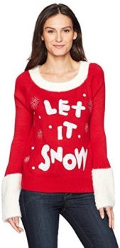 Blizzard Bay Women's Santa Unicorn Sweater