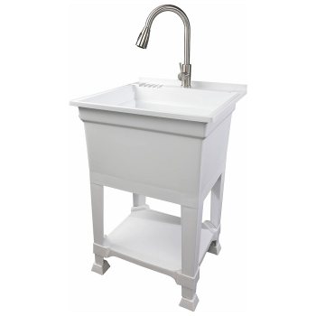 LDR Industries Freestanding Utility Sink