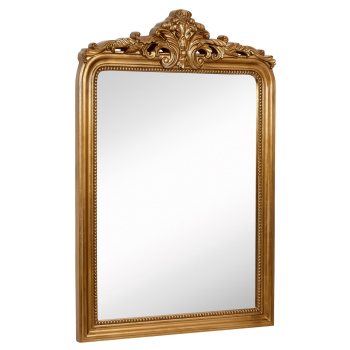 Hamilton Hills Gold Baroque Mirror