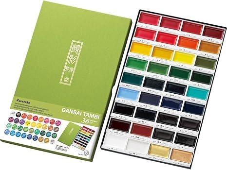 Kuretake Gansai Tambi Watercolors