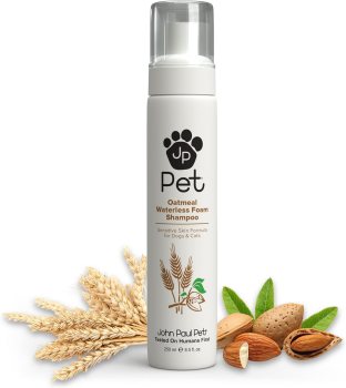 John Paul Pet Oatmeal Waterless Foam Shampoo