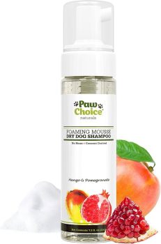 Paw Choice Foaming Mousse Waterless Dog Shampoo