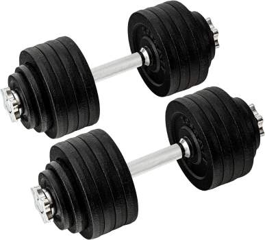 Yes4All Adjustable Dumbbells and Barbell Set