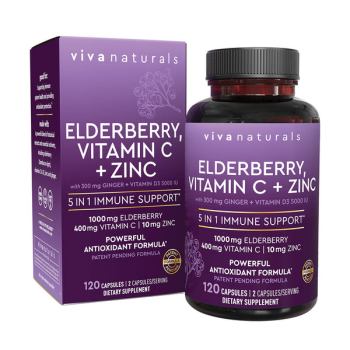 Viva Naturals Organic Elderberry Syrup