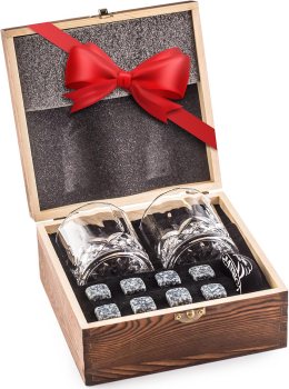 Amerigo Whiskey Stones Gift Set