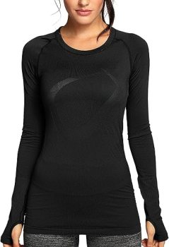 CRZ YOGA Seamless Athletic T-Shirt