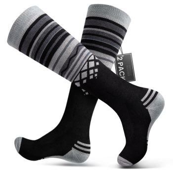 OutdoorMaster Ski Socks - 2 Pack