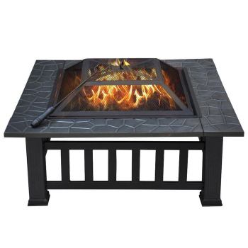 Yaheetech 32-Inch Outdoor Fire Pit