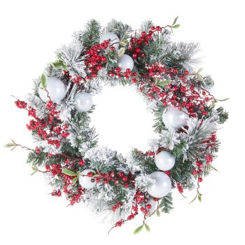 National Tree Company Frosted Berry Wreath