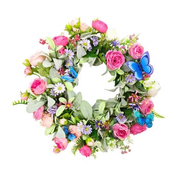 The Wreath Depot Spring Floral Wreath