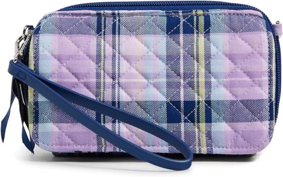 Vera Bradley Cotton All-In-One Crossbody Wristlet