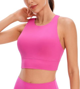 CRZ YOGA Women's High Impact Sports Bra